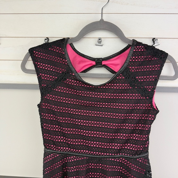 SPEECHLESS sleeveless a-line midi dress keyhole tie on back girls size 12 - Picture 4 of 12